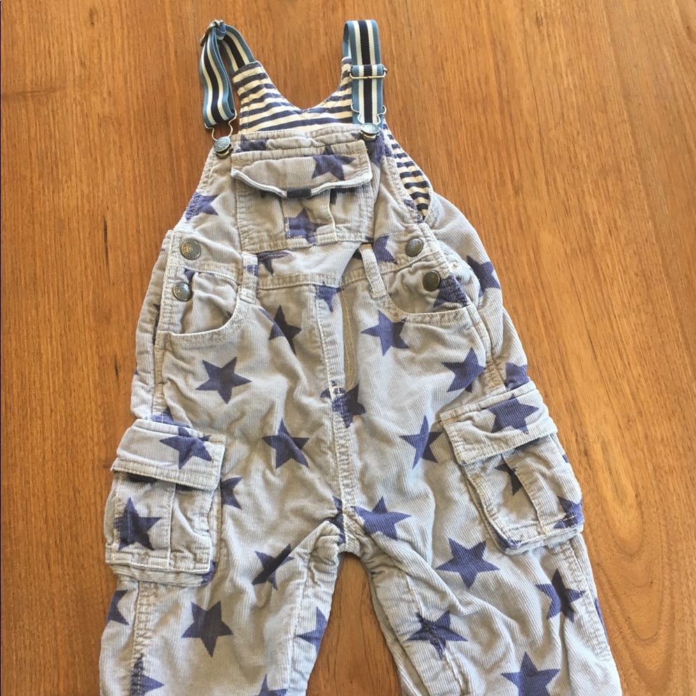 Baby Boden Star Overalls